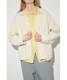 【着丈バリエ】コットンリネンプリーツブルゾン 春服 秋服 【身長/骨格別着用画像あり】ジャケット
