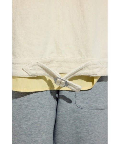 AZUL by moussy(アズールバイマウジー)の「【着丈バリエ】コットンリネンプリーツブルゾン 春服 秋服 【身長/骨格別着用画像あり】ジャケット(ブルゾン・レディース・ブラック/ベージュ/アイボリー・MEDIUM/SMALL)」の18枚目の写真