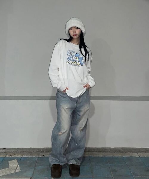 LMCの「SUN SNAKE LONG SLV TEE white(Tシャツ/カットソー・レディース・その他・S/M/L/XL)」の4枚目の写真