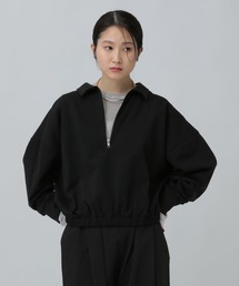 LEPSIM | ハーフZIPショートプルオーバー　637683(Tシャツ/カットソー)