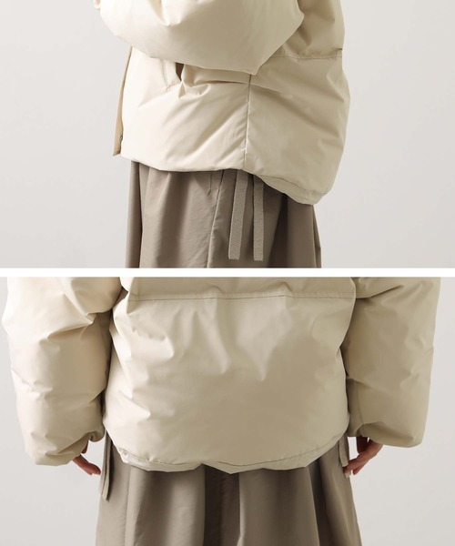 Gready Brilliant(グレディブリリアン)の「ボア衿ダウンバルーンスリーブコート(その他アウター・レディース・アイボリー/ミント/ベージュ・38)」の4枚目の写真