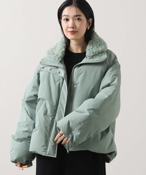 Gready Brilliant(グレディブリリアン)の「ボア衿ダウンバルーンスリーブコート(その他アウター・レディース・アイボリー/ミント/ベージュ・38)」の21枚目の写真