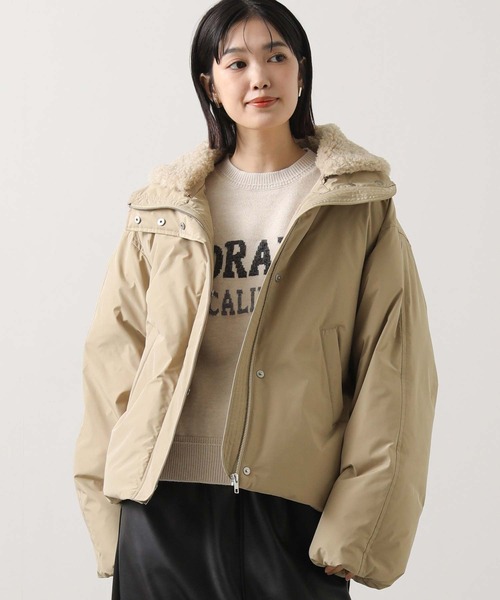 Gready Brilliant(グレディブリリアン)の「ボア衿ダウンバルーンスリーブコート(その他アウター・レディース・アイボリー/ミント/ベージュ・38)」の16枚目の写真