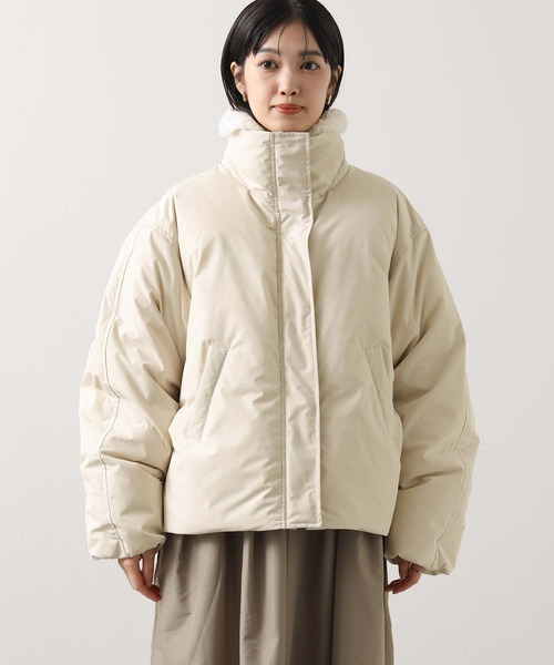 Gready Brilliant(グレディブリリアン)の「ボア衿ダウンバルーンスリーブコート(その他アウター・レディース・アイボリー/ミント/ベージュ・38)」の13枚目の写真