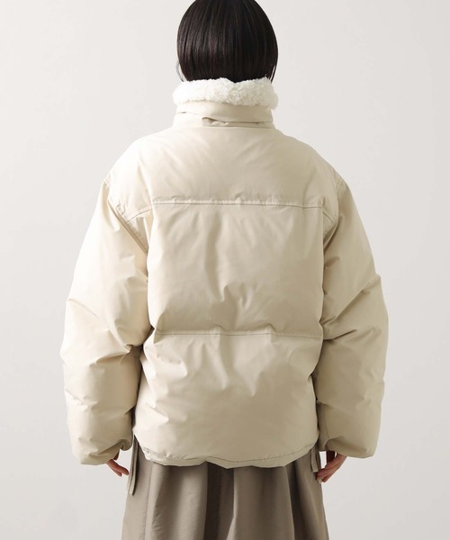 Gready Brilliant(グレディブリリアン)の「ボア衿ダウンバルーンスリーブコート(その他アウター・レディース・アイボリー/ミント/ベージュ・38)」の14枚目の写真