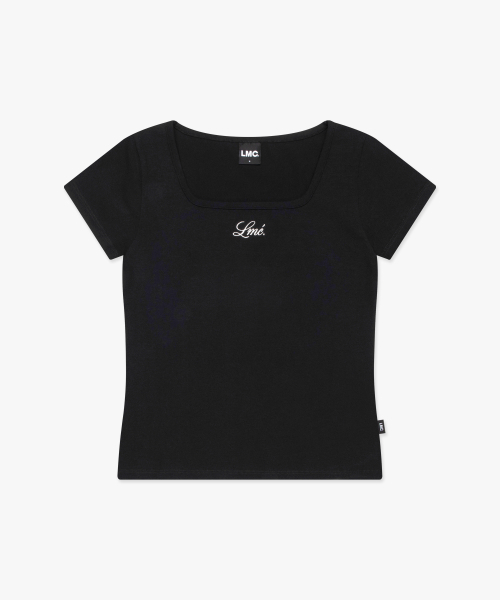 LMCの「WM スクエア クロップド Tシャツ ブラック（Tシャツ/カットソー・レディース・その他・S/M）」の4枚目の写真