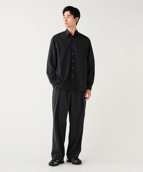 BEAMS HEART(ビームスハート)の「【6/18値下げ】綿タッチ ポリエステル シャツ(ユニセックス)(シャツ/ブラウス・メンズ・ホワイト/ブルー/チャコールグレー・LARGE/SMALL/MEDIUM)」の9枚目の写真