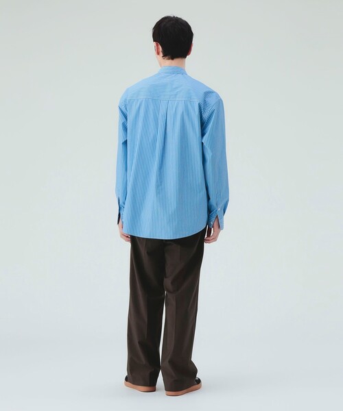 BEAMS HEART(ビームスハート)の「【6/18値下げ】綿タッチ ポリエステル シャツ(ユニセックス)(シャツ/ブラウス・メンズ・ホワイト/ブルー/チャコールグレー・LARGE/SMALL/MEDIUM)」の15枚目の写真