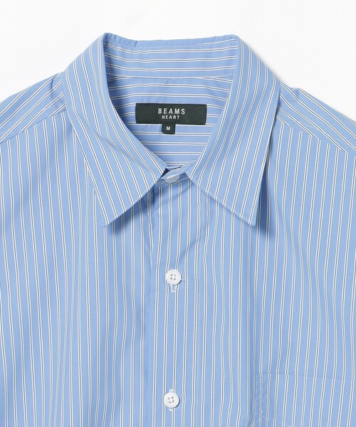 BEAMS HEART(ビームスハート)の「【6/18値下げ】綿タッチ ポリエステル シャツ(ユニセックス)(シャツ/ブラウス・メンズ・ホワイト/ブルー/チャコールグレー・LARGE/SMALL/MEDIUM)」の20枚目の写真