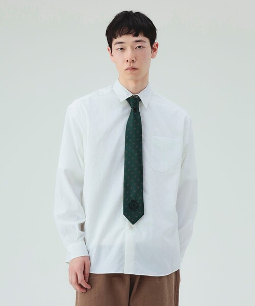 BEAMS HEART(ビームスハート)の「【6/18値下げ】綿タッチ ポリエステル シャツ(ユニセックス)(シャツ/ブラウス・メンズ・ホワイト/ブルー/チャコールグレー・LARGE/SMALL/MEDIUM)」の1枚目の写真
