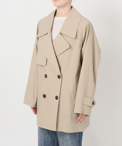 新色有り / 追加》C/Pミドル丈トレンチコート（トレンチコート