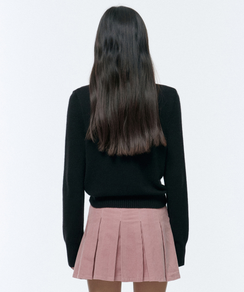 MUSINSA STANDARD WOMAN（ムシンサスタンダードウーマン）の「ウィメンズアンゴラブレンドクルーネックニット[ブルー]（ニット/セーター・レディース・その他・X-SMALL/SMALL/MEDIUM/LARGE）」の2枚目の写真