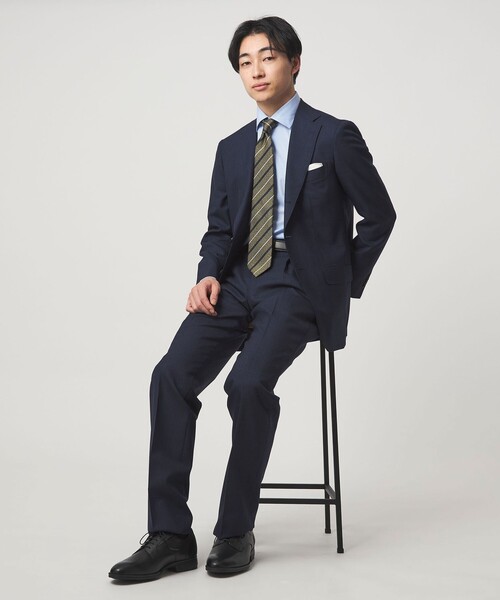 texcy luxe(テクシーリュクス)の「<texcy luxe>プレーントゥ ドレスシューズ -消臭・抗菌-(ドレスシューズ・メンズ・ブラック・25cm/27cm/25.5cm/26.5cm/26cm)」の2枚目の写真