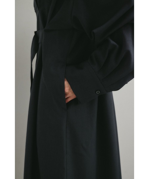 STYLEMIXER（スタイルミキサー）の「バックルベルトワンピース（ワンピース・レディース・チャコールグレー/ライトベージュ・SMALL/MEDIUM）」の16枚目の写真