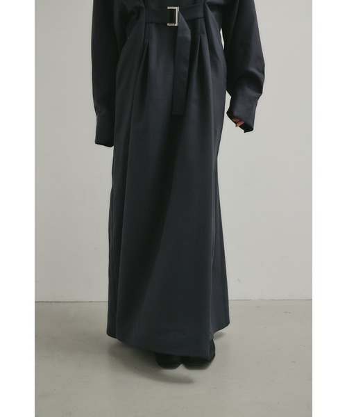 STYLEMIXER（スタイルミキサー）の「バックルベルトワンピース（ワンピース・レディース・チャコールグレー/ライトベージュ・SMALL/MEDIUM）」の18枚目の写真