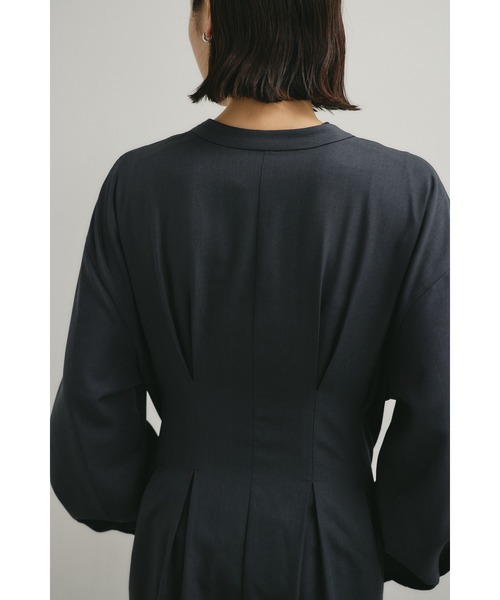 STYLEMIXER（スタイルミキサー）の「バックルベルトワンピース（ワンピース・レディース・チャコールグレー/ライトベージュ・SMALL/MEDIUM）」の19枚目の写真