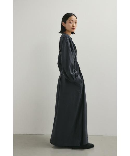 STYLEMIXER（スタイルミキサー）の「バックルベルトワンピース（ワンピース・レディース・チャコールグレー/ライトベージュ・SMALL/MEDIUM）」の5枚目の写真