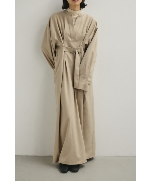 STYLEMIXER（スタイルミキサー）の「バックルベルトワンピース（ワンピース・レディース・チャコールグレー/ライトベージュ・SMALL/MEDIUM）」の21枚目の写真