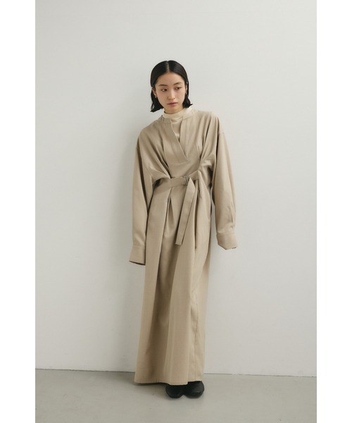 STYLEMIXER（スタイルミキサー）の「バックルベルトワンピース（ワンピース・レディース・チャコールグレー/ライトベージュ・SMALL/MEDIUM）」の22枚目の写真