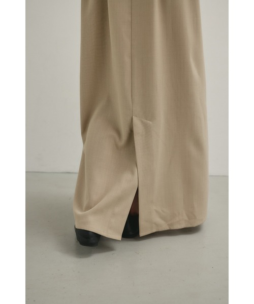 STYLEMIXER（スタイルミキサー）の「バックルベルトワンピース（ワンピース・レディース・チャコールグレー/ライトベージュ・SMALL/MEDIUM）」の10枚目の写真