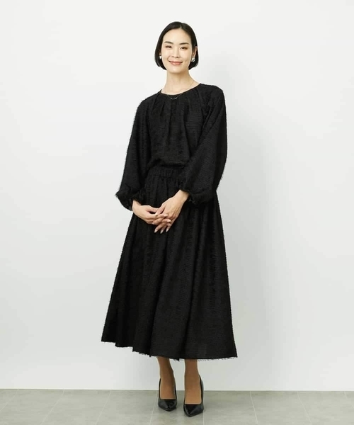 MICHEL KLEIN（ミッシェル・クラン）の「[セットアップ対応]袖ボリュームブラウス（シャツ/ブラウス・レディース・ブラック・38）」の22枚目の写真