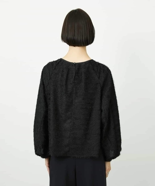 MICHEL KLEIN（ミッシェル・クラン）の「[セットアップ対応]袖ボリュームブラウス（シャツ/ブラウス・レディース・ブラック・38）」の8枚目の写真