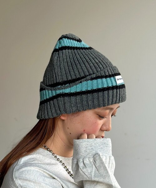 マルチボーダーニット帽（キャップ）｜CPCM（シーピーシーエム）の