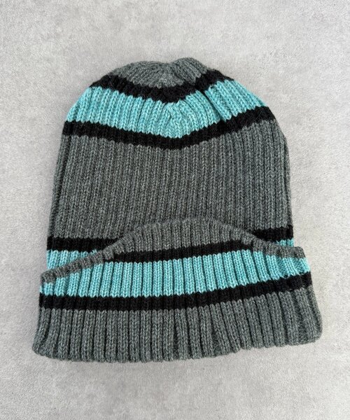 CPCM(シーピーシーエム)の「マルチボーダーニット帽(キャップ・レディース・グレー/サックスブルー/ブラック・FREE)」の16枚目の写真