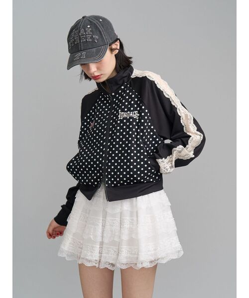 jouetie（ジュエティ）の「【LONSDALE×jouetie】トラックジャケット（ジャージ・レディース・グレー/ネイビー/ブラック・MEDIUM）」の6枚目の写真