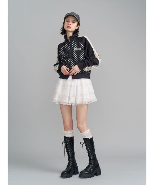 jouetie（ジュエティ）の「【LONSDALE×jouetie】トラックジャケット（ジャージ・レディース・グレー/ネイビー/ブラック・MEDIUM）」の10枚目の写真