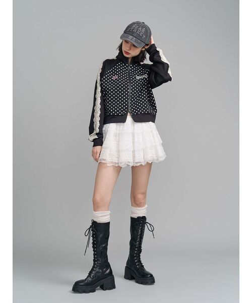 jouetie（ジュエティ）の「【LONSDALE×jouetie】トラックジャケット（ジャージ・レディース・グレー/ネイビー/ブラック・MEDIUM）」の12枚目の写真