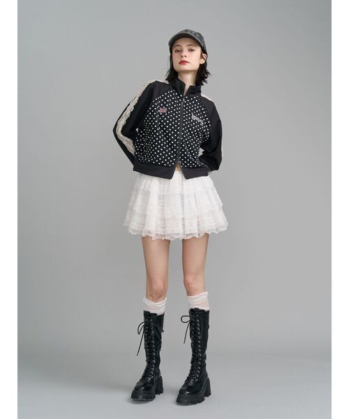 jouetie(ジュエティ)の「【LONSDALE×jouetie】トラックジャケット(ジャージ・レディース・グレー/ネイビー/ブラック・MEDIUM)」の17枚目の写真