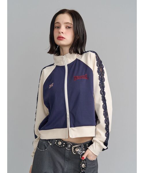 jouetie（ジュエティ）の「【LONSDALE×jouetie】トラックジャケット（ジャージ・レディース・グレー/ネイビー/ブラック・MEDIUM）」の14枚目の写真