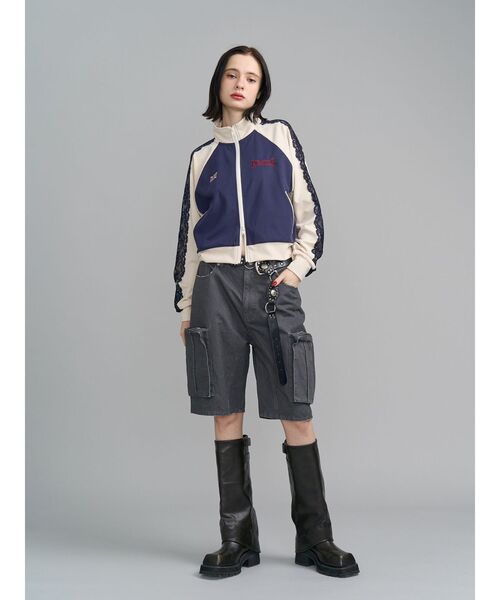 jouetie（ジュエティ）の「【LONSDALE×jouetie】トラックジャケット（ジャージ・レディース・グレー/ネイビー/ブラック・MEDIUM）」の17枚目の写真