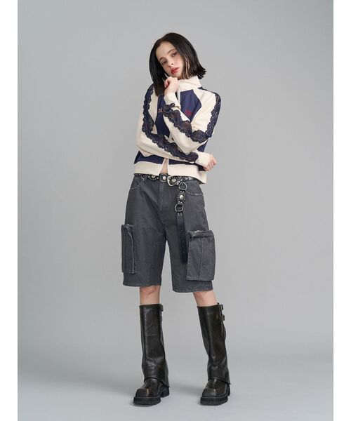 jouetie（ジュエティ）の「【LONSDALE×jouetie】トラックジャケット（ジャージ・レディース・グレー/ネイビー/ブラック・MEDIUM）」の18枚目の写真