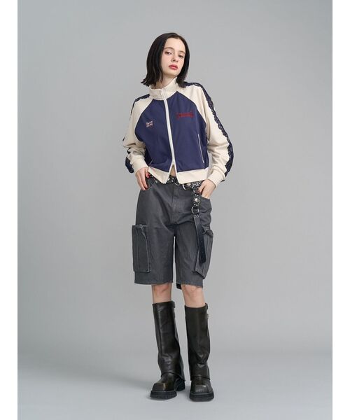 jouetie（ジュエティ）の「【LONSDALE×jouetie】トラックジャケット（ジャージ・レディース・グレー/ネイビー/ブラック・MEDIUM）」の19枚目の写真