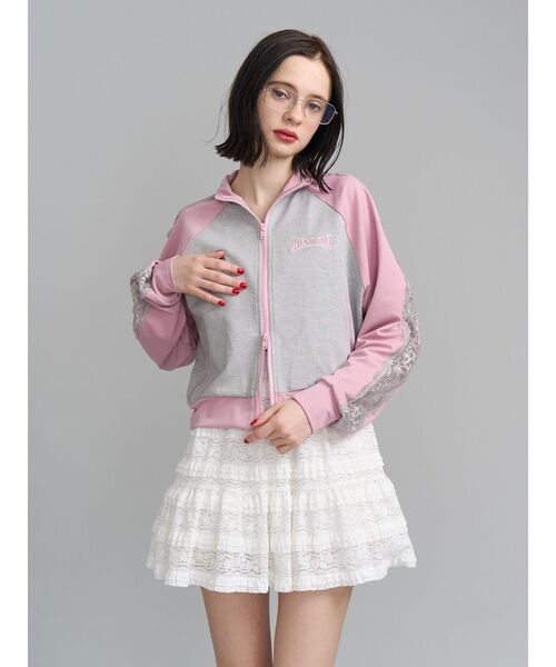 jouetie（ジュエティ）の「【LONSDALE×jouetie】トラックジャケット（ジャージ・レディース・グレー/ネイビー/ブラック・MEDIUM）」の20枚目の写真