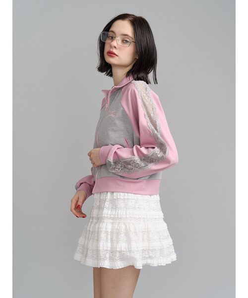 jouetie（ジュエティ）の「【LONSDALE×jouetie】トラックジャケット（ジャージ・レディース・グレー/ネイビー/ブラック・MEDIUM）」の21枚目の写真