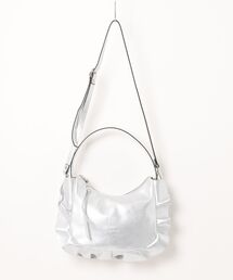 RIPANI（リパーニ）の「【RIPANI】サイドフリルホーボーバッグミディ(Q66402)（ハンドバッグ）」