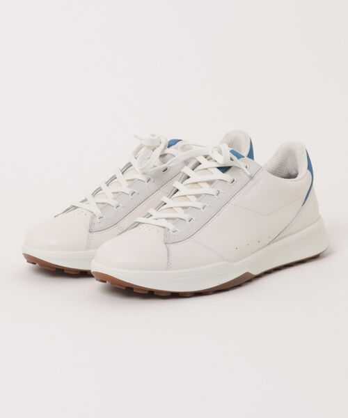 ECCO(エコー)の「ECCO GOLF STREET VIBE メンズ 本革 ゴルフシューズ 防水(スニーカー・メンズ・ホワイト・42)」の1枚目の写真