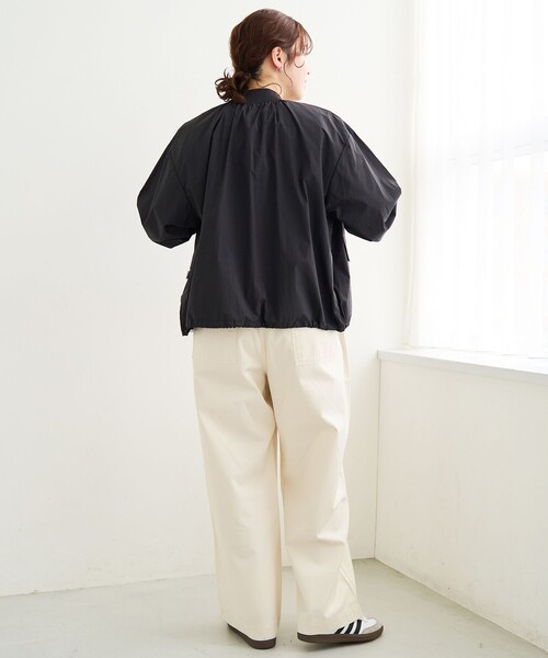 coen(コーエン)の「ドレープコットンイージーベイカーパンツ【インフルエンサー紹介アイテム】(チノパンツ・レディース・ナチュラル/オリーブ/ブラウン/ベージュ・M/L)」の6枚目の写真