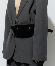 HANNE（アン）の「スウェードポーチベルト（ボディバッグ/ウエストポーチ）」