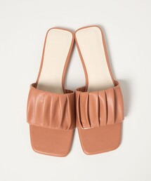 EMMEL REFINES（エメルリファインズ）の「＜EMMEL REFINES＞EM ギャザー フラット サンダル（サンダル）」