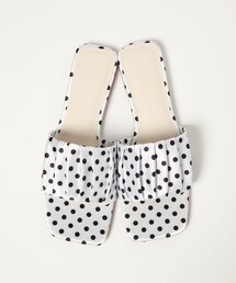 EMMEL REFINES（エメルリファインズ）の「＜EMMEL REFINES＞EM ギャザー フラット サンダル（サンダル）」