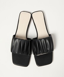 EMMEL REFINES（エメルリファインズ）の「＜EMMEL REFINES＞EM ギャザー フラット サンダル（サンダル）」