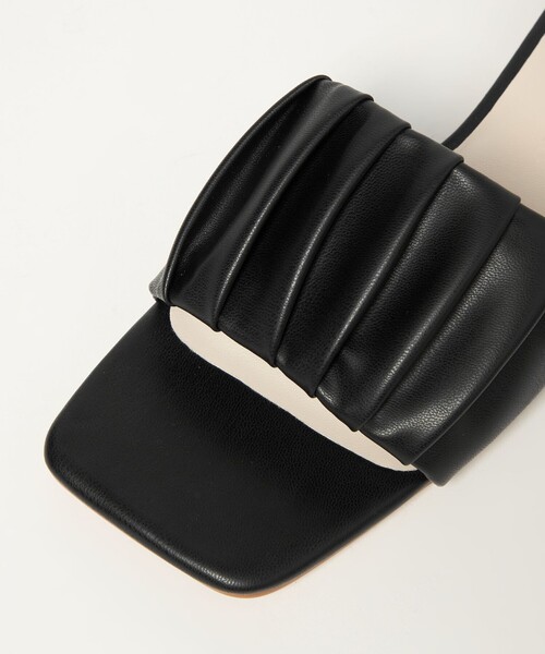 EMMEL REFINES(エメルリファインズ)の「<EMMEL REFINES>EM ギャザー フラット サンダル(サンダル・レディース・ライトブルー/ブラック/オレンジ系その他/ホワイト・L/M/S)」の20枚目の写真