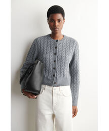 COS（コス）の「ケーブルニットメリノウールカーディガン（カーディガン/ボレロ）」