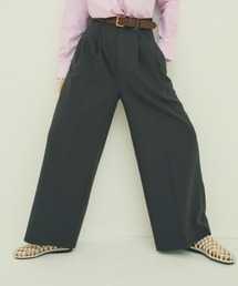 Mila Owen | ドライタッチ２タックワイドパンツ(その他パンツ)