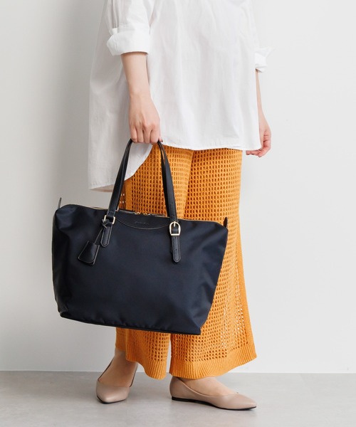 Jewelna Rose(ジュエルナローズ)の「ラヴィーナ フォールディングトートバッグ A4サイズ 16291(トートバッグ・レディース・グレー/ネイビー/ブラック・FREE)」の5枚目の写真