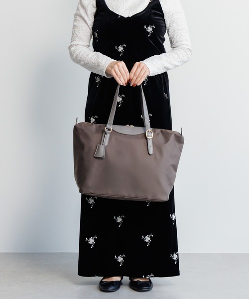 Jewelna Rose(ジュエルナローズ)の「ラヴィーナ フォールディングトートバッグ A4サイズ 16291(トートバッグ・レディース・グレー/ネイビー/ブラック・FREE)」の12枚目の写真